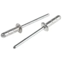 POP Aluminium Blind Rivet 4.8 mm Diameter, 16.5 mm Length, Plain Finish, Model EBD614BS