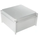 RS PRO Fibreglass Enclosure Grey Lid IP67 IK10 175 mm x 300 mm x 300 mm 507-999
