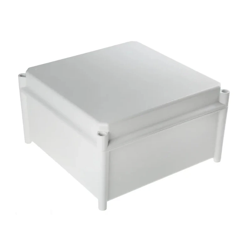 RS PRO Fibreglass Enclosure Grey Lid IP67 IK10 175 mm x 300 mm x 300 mm 507-999
