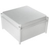 RS PRO Fibreglass Enclosure Grey Lid IP67 IK10 175 mm x 300 mm x 300 mm 507-999
