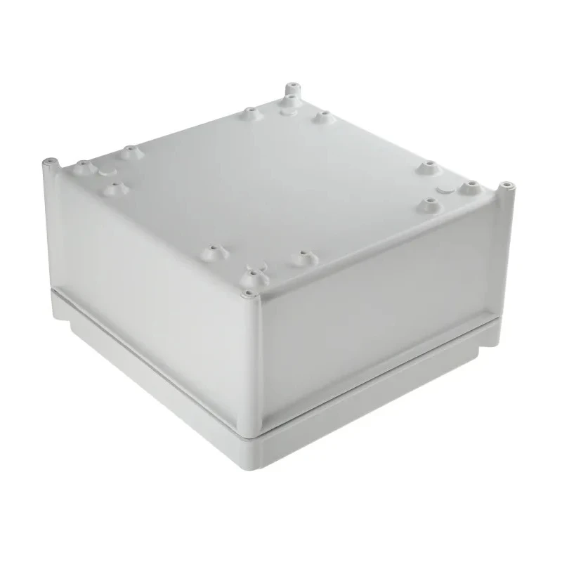 RS PRO Fibreglass Enclosure Grey Lid IP67 IK10 175 mm x 300 mm x 300 mm 507-999