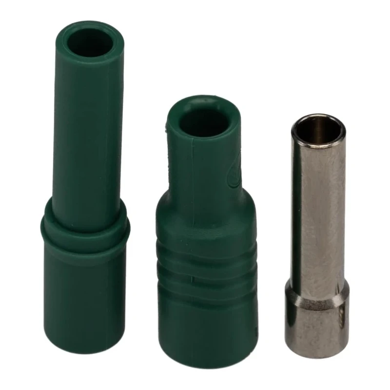 Hirschmann Test & Measurement Green Female Banana Socket Screw Termination 4 mm Connector 1000 V AC/DC 24A 934096104