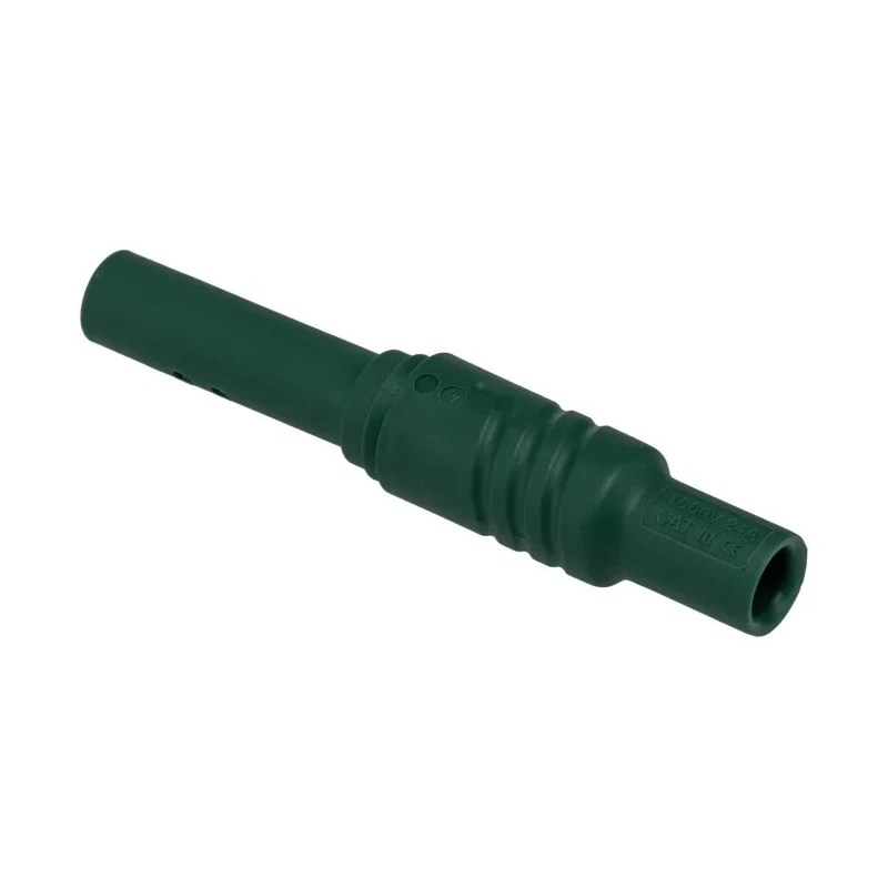 Hirschmann Test & Measurement Green Female Banana Socket Screw Termination 4 mm Connector 1000 V AC/DC 24A 934096104