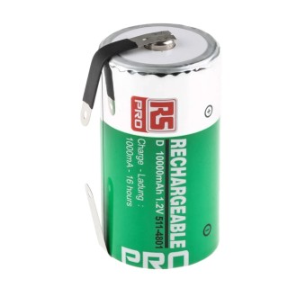 Ansmann RS PRO Nickel Metal Hydride Rechargeable D Battery 1.2V 10Ah HR20 511-4801