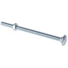RS PRO Bright Zinc Steel Coach Bolt M6 x 100 mm, Square Neck, Grade 4.6, DIN 603/DIN 555 512-1045