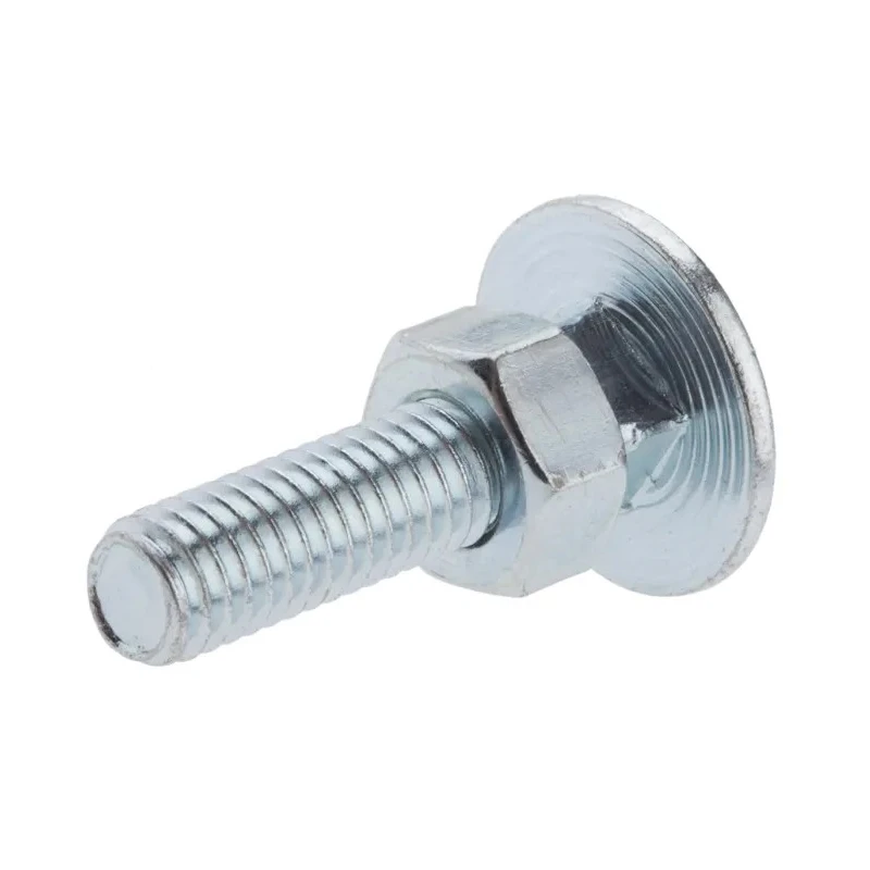 RS PRO Bright Zinc Steel Coach Bolt M10 x 25 mm x 100 mm Square Neck Grade 4.8 512-0985