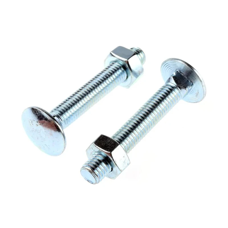 RS PRO Bright Zinc Steel Coach Bolt M10 x 100 mm, Square Neck, Grade 4.8, Metric Thread 512-1118