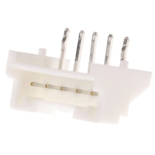 JST PA Series Right Angle Through Hole PCB Header, 5 Contact(s), 2 mm Pitch, 1 Row, Shrouded S05B-PASK-2 (LF) (SN)