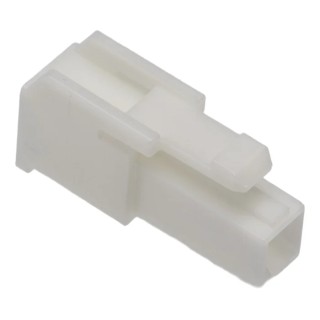 JST VL Male Connector Housing 6.2 mm Pitch 1 Way 1 Row Straight VLP-01V