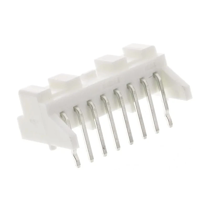 JST PA Series Right Angle Through Hole Shrouded PCB Header, 8 Contacts, 2 mm Pitch, 1 Row S08B-PASK-2 (LF) (SN)