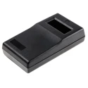 OKW Black ABS Handheld Enclosure with Integral Battery Compartment, Display Window, IP65/IP40, 145 mm x 80 mm x 37 A9060019