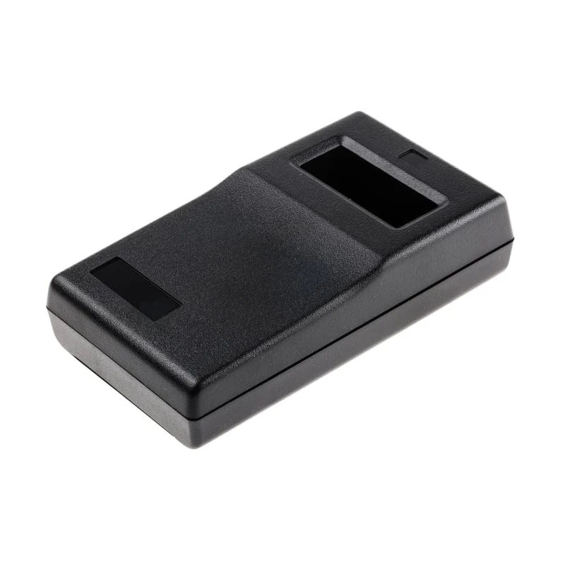 OKW Black ABS Handheld Enclosure with Integral Battery Compartment, Display Window, IP65/IP40, 145 mm x 80 mm x 37 A9060019