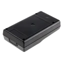 OKW Black ABS Handheld Enclosure with Integral Battery Compartment, Display Window, IP65/IP40, 145 mm x 80 mm x 37 A9060019