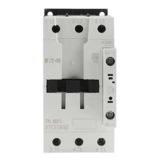 Eaton DILM Contactor with 24V DC Coil, 3-Pole, 65 A Current, 30 kW Power Rating, 3 NO Auxiliary 277908 DILM65(RDC24)