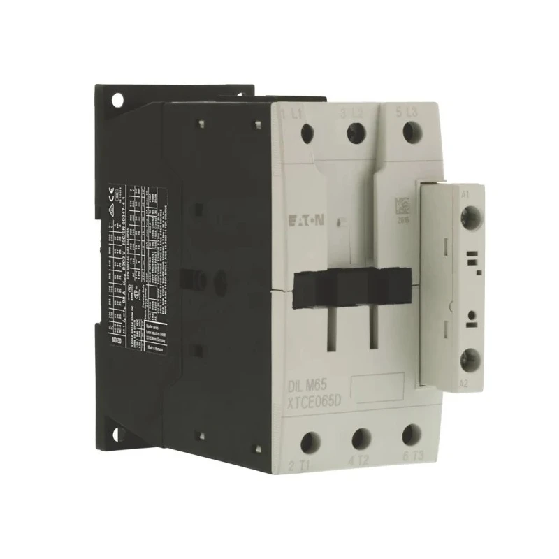 Eaton DILM Contactor with 24V DC Coil, 3-Pole, 65 A Current, 30 kW Power Rating, 3 NO Auxiliary 277908 DILM65(RDC24)