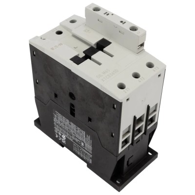 Eaton Contactor 3-Pole, 65 A Contact Current, 30 kW Power Rating, 110V AC Coil 277891 DILM65(110V50HZ,120V60HZ)