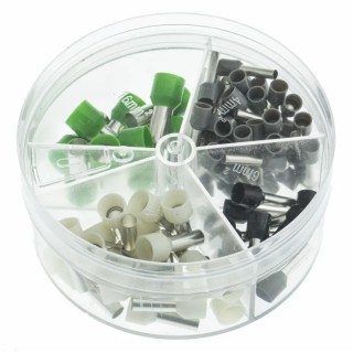 RS PRO Crimp Terminal Kit Bootlace Ferrule German Colour Coded 4 mm² to 16 mm² 513-2578