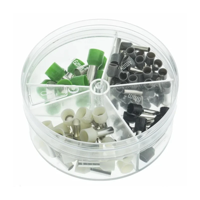 RS PRO Crimp Terminal Kit Bootlace Ferrule German Colour Coded 4 mm² to 16 mm² 513-2578