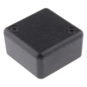 Hammond 1551 Series Black Black Lid ABS Enclosure IP54 20mm x 35mm x 35mm 1551MBK