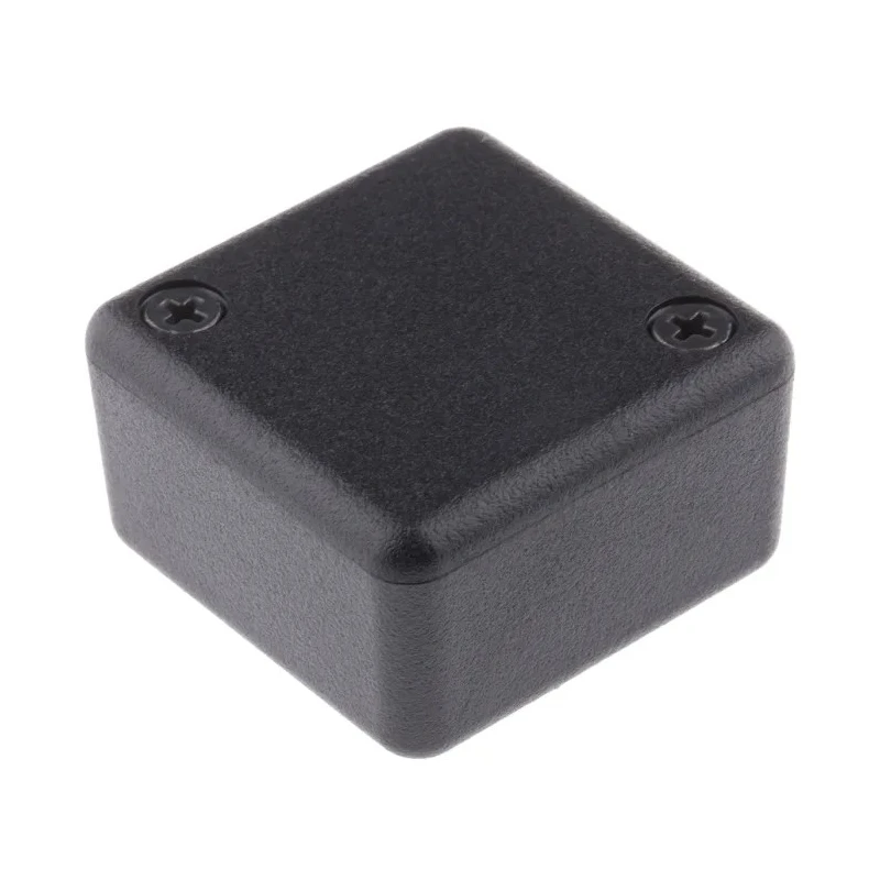Hammond 1551 Series Black Black Lid ABS Enclosure IP54 20mm x 35mm x 35mm 1551MBK
