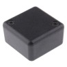 Hammond 1551 Series Black Black Lid ABS Enclosure IP54 20mm x 35mm x 35mm 1551MBK