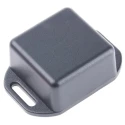 Hammond Flanged ABS Enclosure Black Lid IP54, 20 mm x 35 mm x 35 mm 1551MFLBK