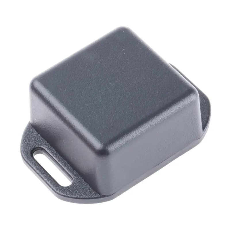 Hammond Flanged ABS Enclosure Black Lid IP54, 20 mm x 35 mm x 35 mm 1551MFLBK
