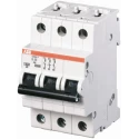 ABB System Pro M Compact S200 Miniature Circuit Breaker, 3-Pole, 10A, Type K, 440V AC, 125V DC, 20 2CDS253001R0427 S203-K10