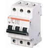 ABB System Pro M Compact S200 Miniature Circuit Breaker, 3-Pole, 10A, Type K, 440V AC, 125V DC, 20 2CDS253001R0427 S203-K10