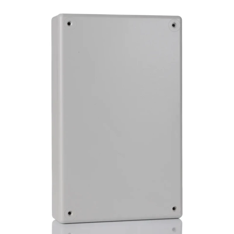 Hammond 1599 Series ABS Enclosure Grey Lid IP54 40 mm x 220 mm x 140 mm 1599KSGY