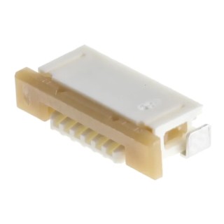 Molex 1 mm Pitch 6 Way Right Angle Female Easy-On FPC Connector, Solder 52271-0679