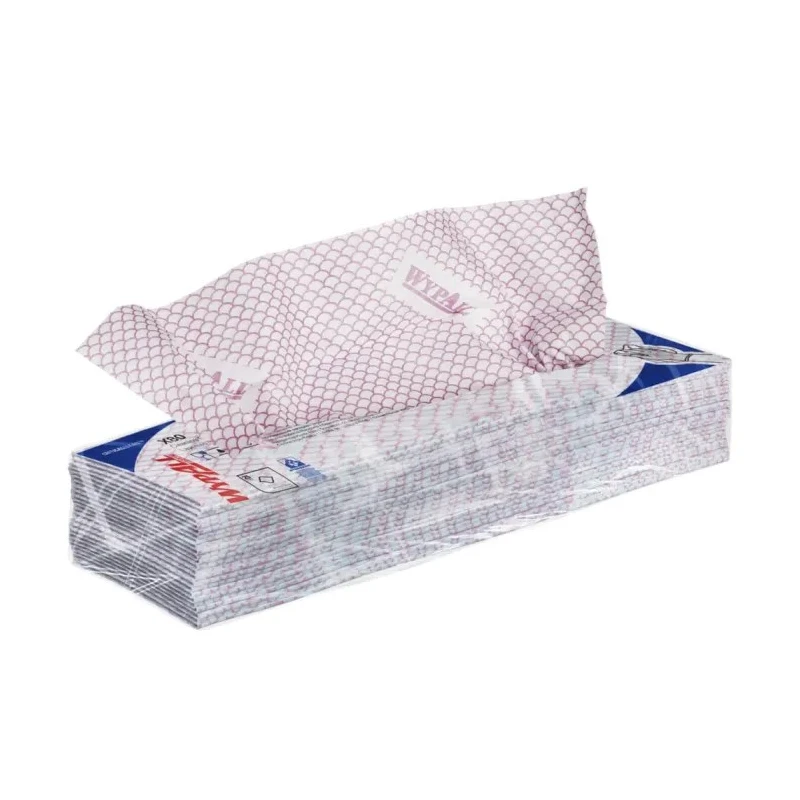 WYPALL WypAll Red Cloths for Industrial Cleaning Dry Use Bag of 25 Per Pack 420 x 360 mm Repeat Use 7568