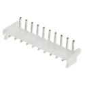 JST EH Series Right Angle Through Hole PCB Header, 10 Contacts, 2.5 mm Pitch, 1 Row, Shrouded S10B-EH (LF) (SN)