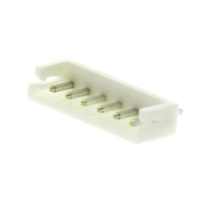 JST EH Series Straight Through Hole PCB Header 6 Contacts 2.5 mm Pitch 1 Row Shrouded B6B-EH-A (LF) (SN)