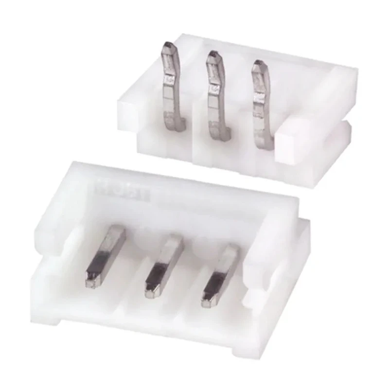 RS PRO EH Series 90° Right Angle Through Hole PCB Header 3 Contacts 2.5 mm Pitch 1 Row Shrouded S3B-EH (LF) (SN)