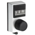 Vishay Black Plastic Dial Potentiometer Knob 17.7 mm Diameter for 6.35 mm Circular Shaft 15A31B10
