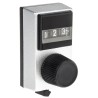 Vishay Black Plastic Dial Potentiometer Knob 17.7 mm Diameter for 6.35 mm Circular Shaft 15A31B10