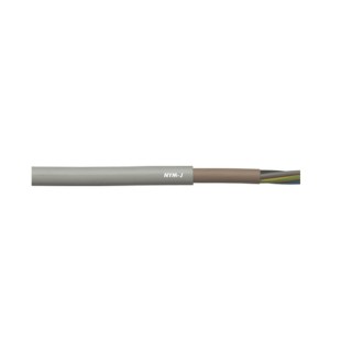 Lapp NYM-J 5 Core Grey Power Cable 50 °C 50 m Polyvinyl Chloride 16000513