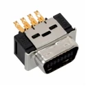 3M D-Sub Connector 14 Way Straight 2.54 mm Pitch Cable Mount Male Contact 1A Current Steel Housing 10114-3000PE