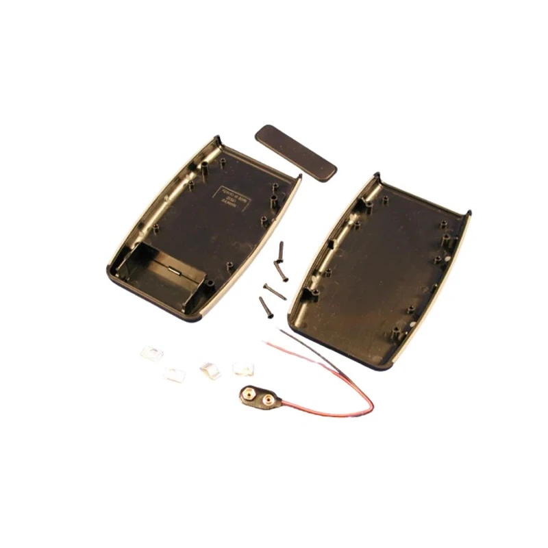 Hammond 1553 Series Black ABS Handheld Enclosure with Integral Battery Compartment IP54 147.2 mm x 89 mm x 25 mm 1553DBKBAT
