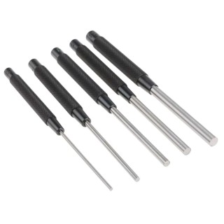 Starrett 5-Piece Pin Punch Set 0.375in Shank S248