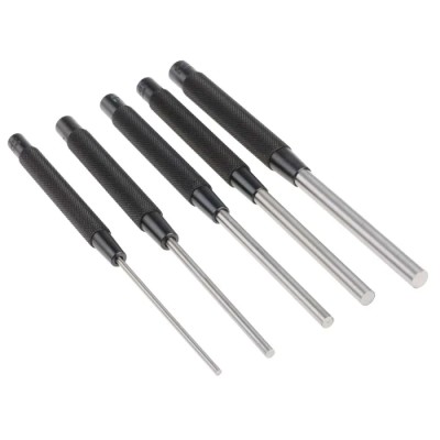 Starrett 5-Piece Pin Punch Set 0.375in Shank S248