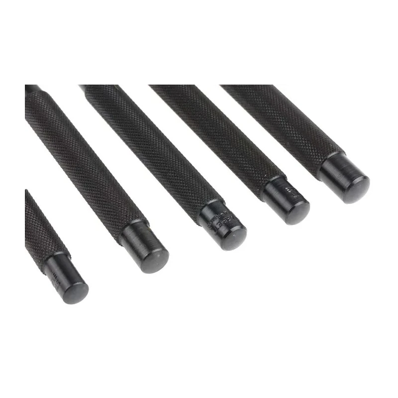 Starrett 5-Piece Pin Punch Set 0.375in Shank S248