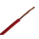 RS PRO Red 6 mm² Flexible Hook Up Wire, 9 AWG, 80/0.3 mm Core Strands, 25 m Length, Polyvinyl Chloride Insulation 516-7934