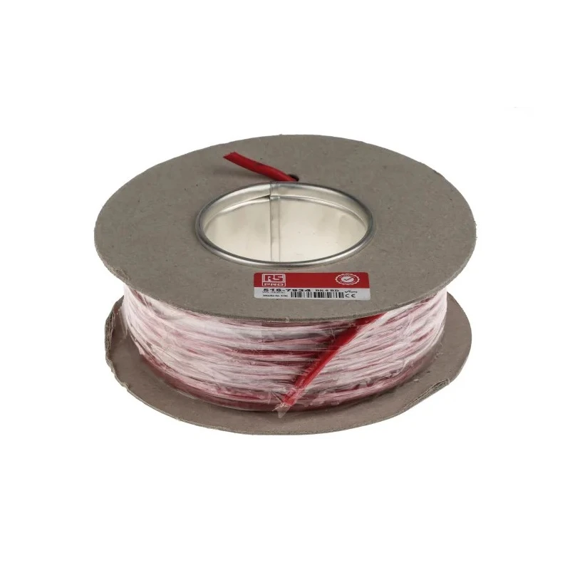 RS PRO Red 6 mm² Flexible Hook Up Wire, 9 AWG, 80/0.3 mm Core Strands, 25 m Length, Polyvinyl Chloride Insulation 516-7934