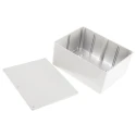 RS PRO Grey Lid Shielded Die Cast Aluminium Enclosure 76.3 mm x 165.8 mm x 127.3 mm 517-3636