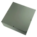 RS PRO Grey Lid Die Cast Aluminium Enclosure, 100 mm x 250 mm x 250 mm 517-3917
