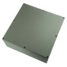 RS PRO Grey Lid Die Cast Aluminium Enclosure, 100 mm x 250 mm x 250 mm 517-3917