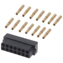 HARWIN Datamate 14 Way DIL Female Shell PCB Connector Kit M80-8891405