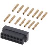 HARWIN Datamate 14 Way DIL Female Shell PCB Connector Kit M80-8891405